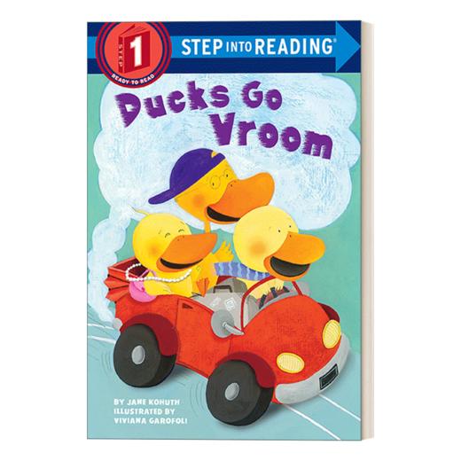 英文原版 Step into Reading 1 - Ducks Go Vroom 兰登阅读进阶1 鸭子兜风 英文版 进口英语原版书籍 商品图1