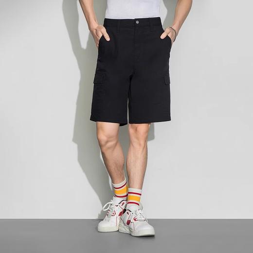 Lee商场同款23春夏新品轻薄黑色工装口袋男短裤凉凉裤LMB100903100328K11000 商品图1
