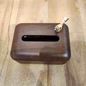 E-SN006-N 黑胡桃木 鸟纸巾盒