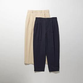 KUON Tapered Trousers 日本和纸纤维宽松阔腿锥形休闲长裤