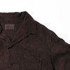 KUON S/S Open Collar Shirt 日本鹿儿岛职人天然染色泥染短袖衬 商品缩略图2