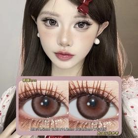 Doriscon年抛·榛果奶咖·14.5mm(着色参考14.0mm) 0-1000度(无525/575) 韩产进口·(建议佩戴6-8个月左右更换)