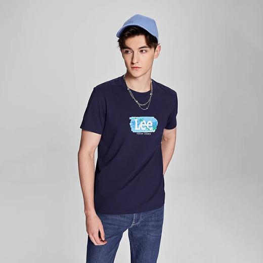 Lee商场同款23春夏新品舒适版印花凉感男短袖T恤LMT004538200231A01742 商品图2