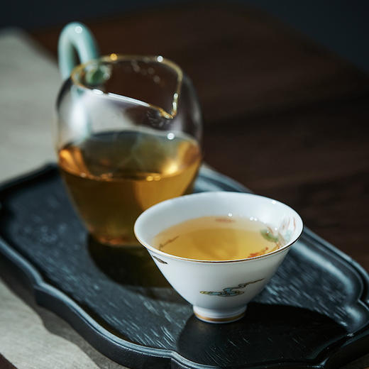 自慢堂/大盅杯/凤凰 釉中彩大展杯景德镇陶瓷主人专用杯单杯高端喝茶功夫品茗杯 商品图3