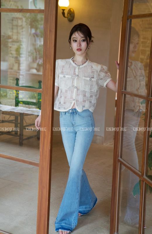 【门店同款】夏季小香风编织透视上衣 150760937 商品图2