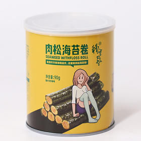 韩海妈妈牌肉松海苔卷90g/罐