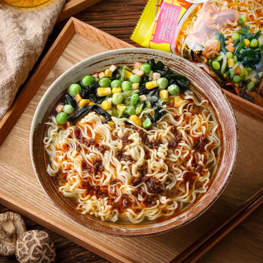 全麦山药菌汤代餐面 | 100g/袋（桶）口感爽滑 即泡即食 非油炸方便面泡面 商品图5