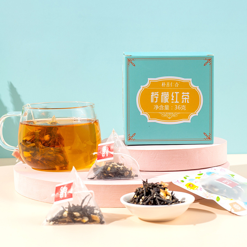 「9.9元包邮！12袋装」花茶柠檬红茶 水果茶三角包袋泡茶组合冷泡茶饮