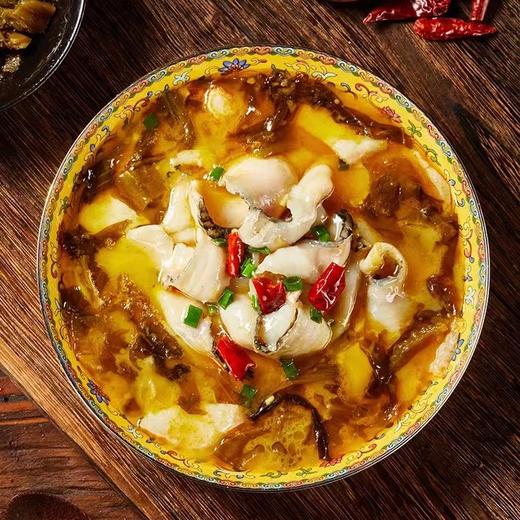 【肉食精选】金汤酸菜鱼 鲜嫩滑爽酸香浓 采用鲜活免浆黑鱼片 活鱼现切 180天老坛腌制 12年老配方地道酸汤 5分钟享受大餐 商品图1