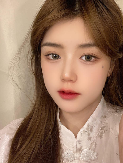 半年抛 PINKG  吉隆坡14.2着色13.4 亚麻青色 混血 jas brown 商品图5