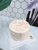浅粉色小点缀花瓣蛋糕（姐姐名称可备注修改） 商品缩略图1