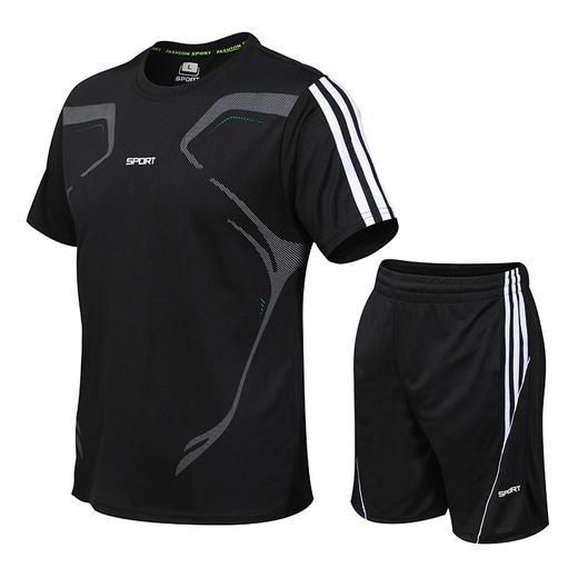 【运动户外】夏季运动衣训练服男式儿童装足球速干套装 商品图1
