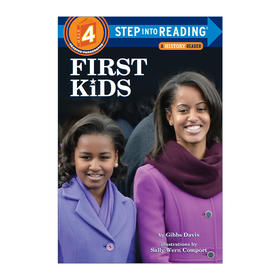 英文原版 Step Into Reading 4 - First Kids 美国总统的孩子 Histrory Reader 英文版 进口英语原版书籍