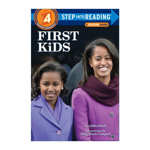 英文原版 Step Into Reading 4 - First Kids 美国总统的孩子 Histrory Reader 英文版 进口英语原版书籍 商品图0