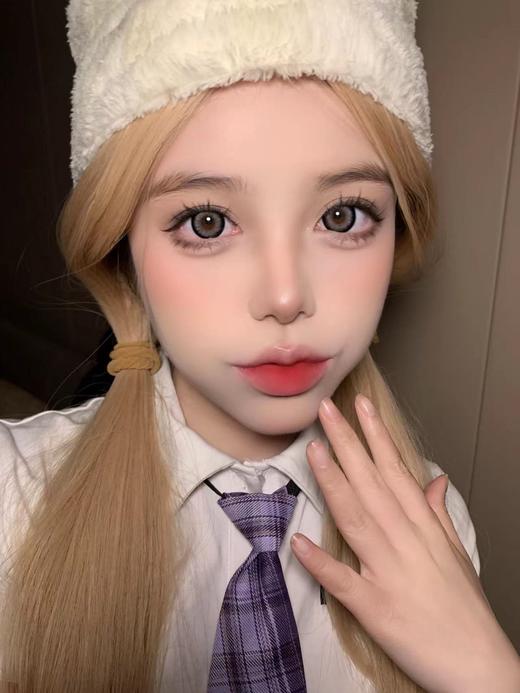 【大直径】PFGIRLCON-奶灰熊-14.5mm【年抛 0-800度 含525/575】 商品图7