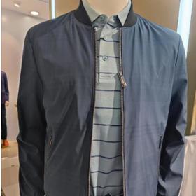 南4银色保罗棒球服领夹克231j643