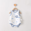 【小背心包屁衣】宝宝衣服包屁衣婴儿夏季全棉新生儿哈衣薄款连体衣睡衣爬爬外出服 商品缩略图6