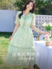 【专属特价】熙世界浪漫清新碎花连衣裙女法式荷叶边雪纺仙女裙子2025夏季新款 商品缩略图1