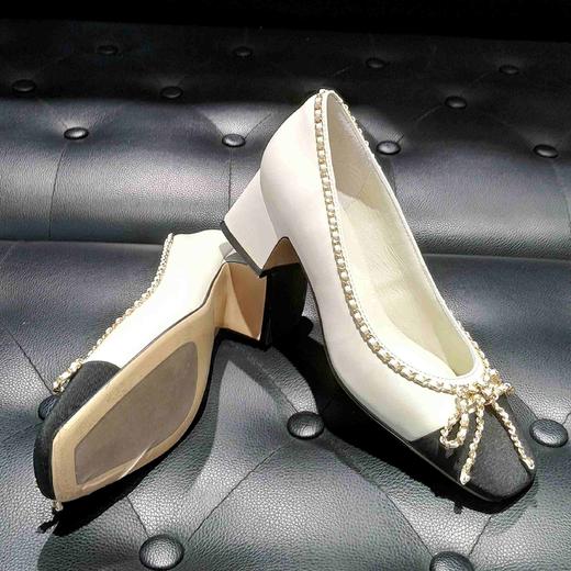 LFGJ 0348 玛丽珍法式仙女风复古高跟鞋 商品图9