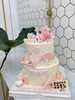 粉色安妮宝贝翻糖造型双层蛋糕（备注刻名字） 商品缩略图1