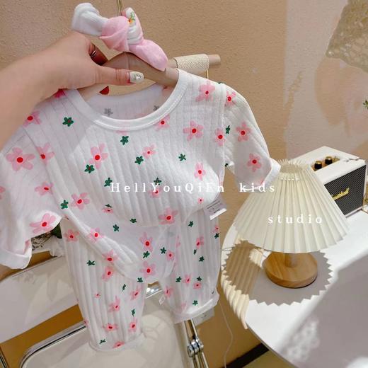 夏日热卖！推出儿童新款呼吸棉套装，A类纯棉材质，舒适透气，可爱卡通图案，温馨家居服，百搭七分袖睡衣，可爱又实用。家有小男孩和小女孩，一件都不能错过~让孩子们感受自由轻松的夏日快乐！ 商品图4