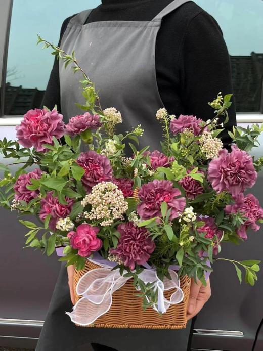 温暖的魔法 紫色系 · 花篮 商品图1