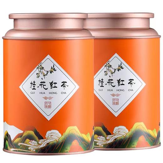 「两罐装！桂花红茶」桂花乌龙茶正茶叶组合罐装礼盒装茶饮 商品图4