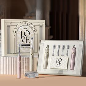 艾优Apiyoo-A电动牙刷情侣套盒（白色，粉色含礼品袋）