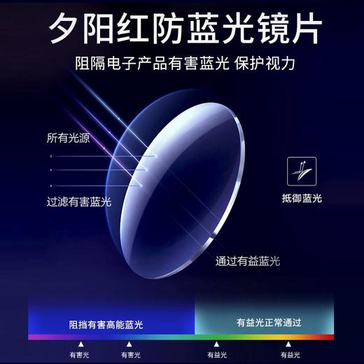 夕阳红老花镜品牌正品中老年折叠便携防蓝光高清老人老花眼镜男女5206 商品图2