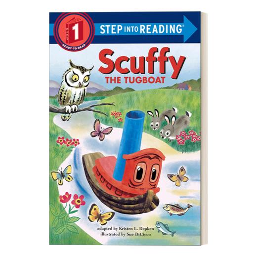 英文原版 Step into Reading 1 - Scuffy the Tugboat 小拖船历险记 兰登分级读物1 英文版 进口英语原版书籍 商品图1