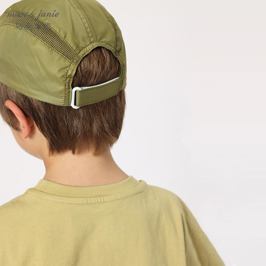 马克珍妮夏装新款 男女童户外风网面拼接遮阳鸭舌帽230810 商品图4