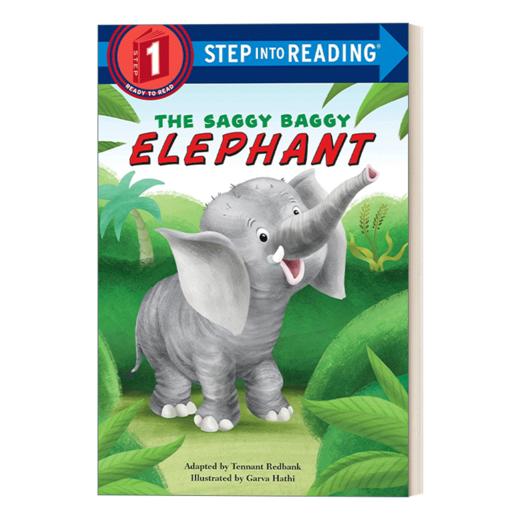 英文原版 Step into Reading 1 - The Saggy Baggy Elephant 小象苏奇 兰登分级读物1 英文版 进口英语原版书籍 商品图1