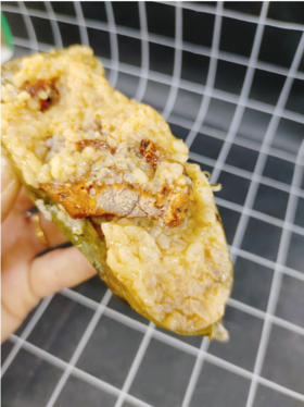 蛋黄腊肉粽子2个
