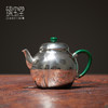 臻宝堂 纯银999泡茶壶手工锤纹高潘小壶家用中式茶具送礼茶壶足银高档壶 商品缩略图0