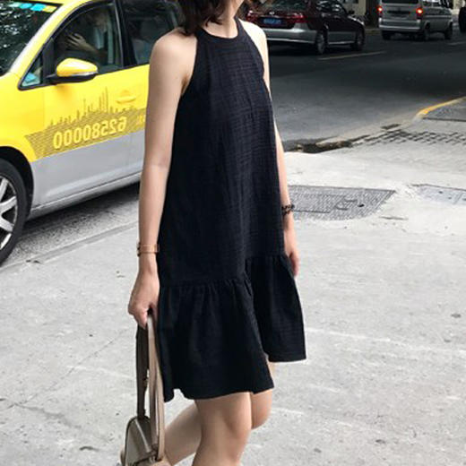 裁缝学苑A11挂脖连衣裙复古港味娃娃裙1:1服装纸样剪裁图纸牛皮纸 商品图4