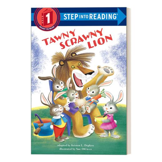 英文原版 Step into Reading 1 - Tawny Scrawny Lion 黄褐色的狮子 兰登经典分级读物1 英文版 进口英语原版书籍 商品图1