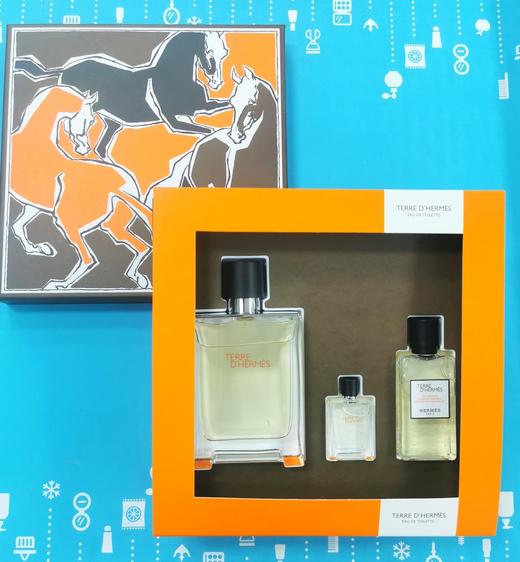 爱马仕 大地男士淡香水三件套（012061） 商品图0