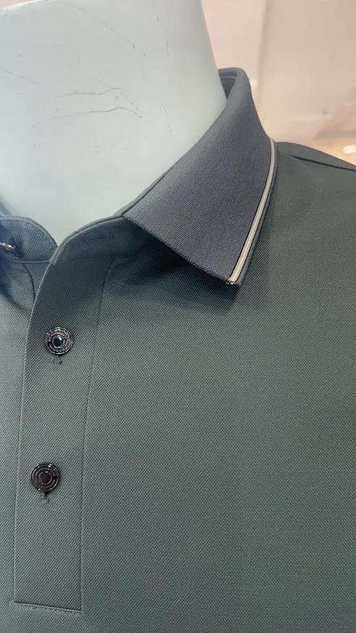 稻草人男装2023新夏款纯色休闲短T 商品图1