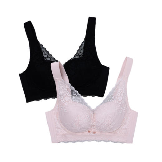 美季美优T/D清新蕾丝定型杯文胸W352B09 商品图4