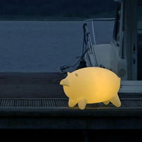 与光共舞 光头仔的游乐园 猪猪灯艺术灯