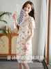 【专属特价】熙世界【桃花诺】民国风改良旗袍裙子女夏季新款新中式碎花连衣裙 商品缩略图2