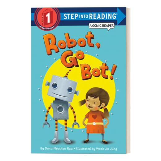英文原版 Step into Reading 1 - Robot  Go Bot 兰登分级读物1 机器人，加油! 英文版 进口英语原版书籍 商品图1