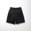 KUON Pleated Shorts 高密度编织奢华精梳棉面料宽松版短裤 商品缩略图2