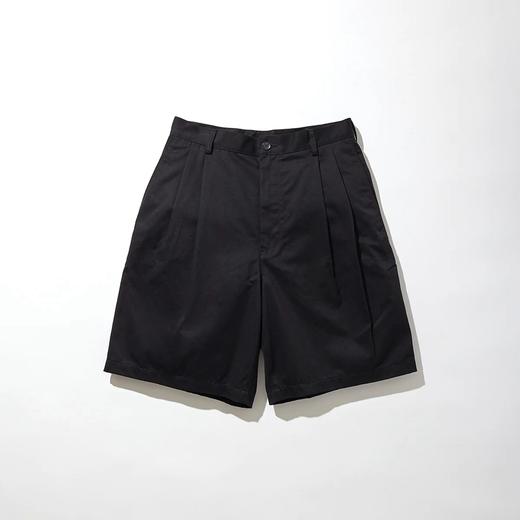 KUON Pleated Shorts 高密度编织奢华精梳棉面料宽松版短裤 商品图2