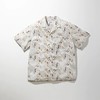 KUON Cotton Shirt 高密度编织精梳棉古巴领贝壳印花短袖衬衫 商品缩略图0