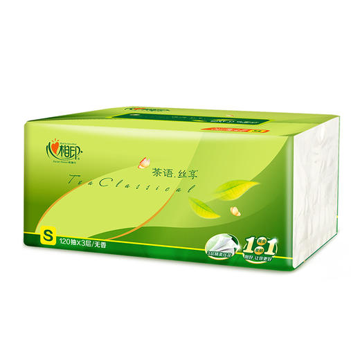 心相印 | 茶语丝享系列抽纸120抽三层 18包装 商品图1