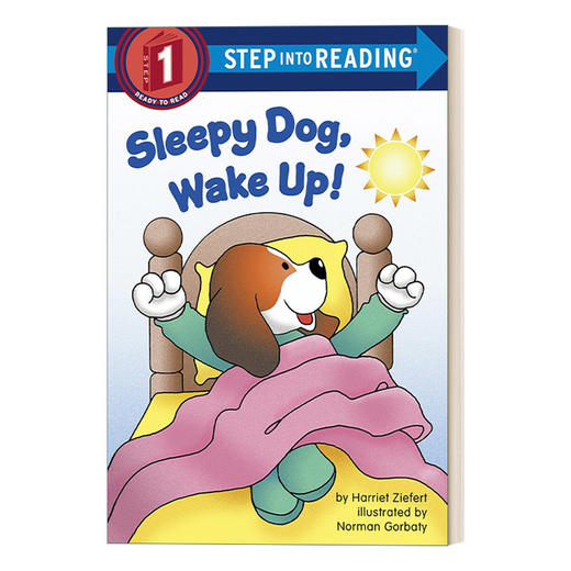 英文原版 Step into Reading 1 - Sleepy Dog  Wake Up! 小狗 醒醒 兰登分级读物1 英文版 进口英语原版书籍 商品图0