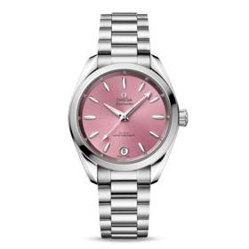 欧米茄 OMEGA 海马系列AQUA TERRA SHADES腕表 34毫米至臻天文台表 220.10.34.20.10.003