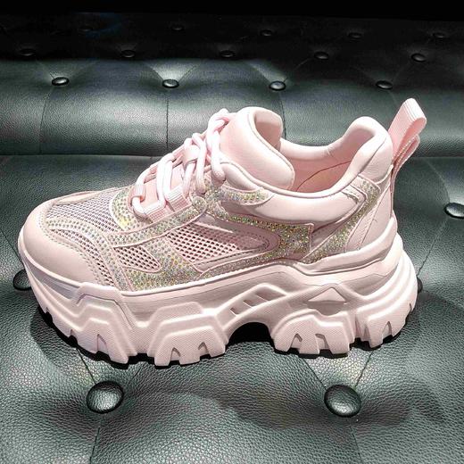 LFGJ 14646  超轻网孔闪钻老爹鞋 商品图7