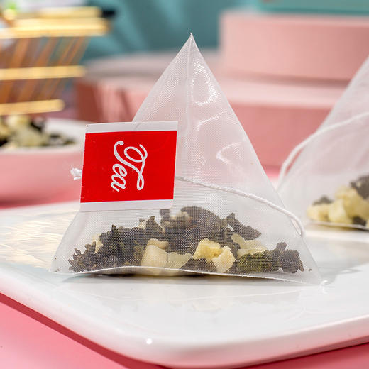 「拍1发2！到手两盒」蜜桃乌龙茶 单盒12袋 白桃茶包花果三角袋泡茶叶组合水果茶袋装冷泡茶饮 商品图2